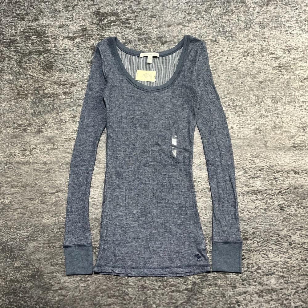 NWT Vintage Y2K Abercrombie & Fitch Long Sleeve Top Babydoll Medium